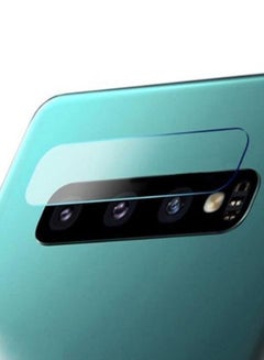 Buy Tempered Glass Camera Protector For Samsung Galaxy S10 Plus Clear in UAE