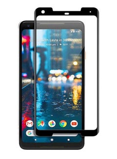 Buy 3D Curved Tempered Glass Screen Protector For Google Pixel 2 XL Black/Clear in UAE