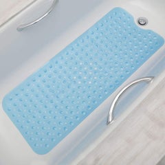 Buy Anti-Slip Bathtub Mat Gray 39 x 16inch in UAE