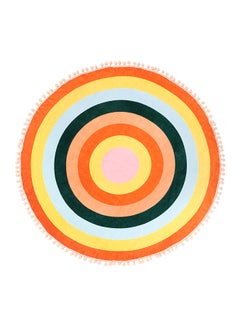 Buy Circle Beach Towel Multicolour 60 x 60inch in Saudi Arabia