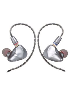 Buy In-Ear Sports Earphone With 3-Pair Earplugs Grey in Saudi Arabia