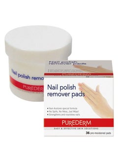 Buy 36-Piece Nail Polish Remover Pad Set Clear in UAE