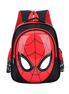 Buy Stylish Polyester Kids Backpack Black/Red in UAE