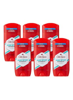 Buy Pack Of 6 Pure Sport Deodorant in UAE