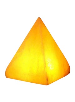 اشتري Pyramid Lamp And USB LED Flameless Candle Yellow/Orange 4.5 x 4.5 x 3.8inch في الامارات