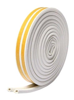 Buy Self-Adhesive Door Sealing Strip Yellow/White 5meter in Saudi Arabia