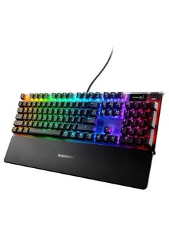 اشتري لوحة مفاتيح للألعاب أبيكس برو ميكانيكية مزودة بإضاءة خلفية متعددة الألوان RGB وشاشة OLED ذكية في الامارات