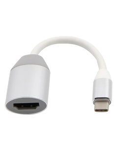 Buy Type C To HD Converter Adaptor Cable White/Grey/Silver in Saudi Arabia