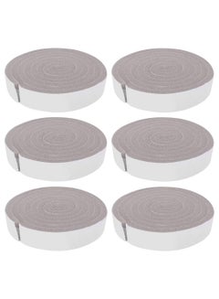 Buy 6-Piece Window Door Seal Strip Roll Grey/White in UAE