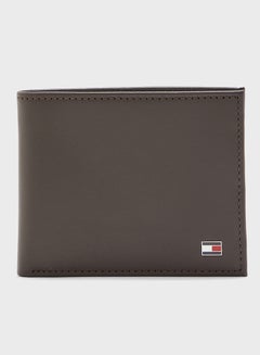 Buy Eton Embossed Bi-Fold Wallet Brown in Saudi Arabia