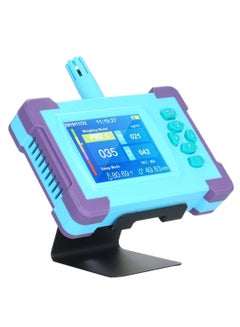 اشتري Air Quality Monitor Digital Gas Temp And Humidity Test Equipment Light Blue/Purple/Black في السعودية