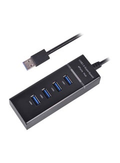 Buy 4-Port USB Hub Black in Saudi Arabia