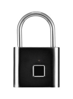 اشتري Anti-Theft Finger Print Padlock 010 Black 10x1.6x5.6centimeter في السعودية