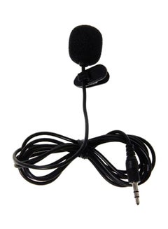 Buy Portable Tie Microphone Mic With Clip 2724655130315 Black in Egypt