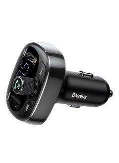 Buy S-09 T Cat Head BT Dual USB Car Phone Charger Black in Saudi Arabia