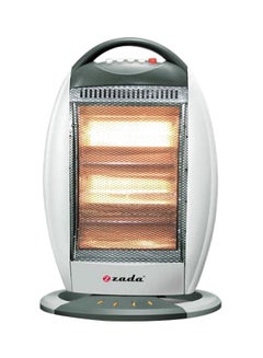 Buy Halogen Heater 1600W 1600 W ZQH-160T White/Grey in Egypt