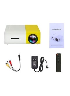 Buy Portable LED Projector YG300 White/Yellow/Black in UAE