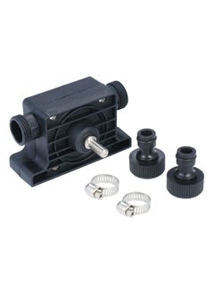 Buy Self Priming Transfer Oil Fluid Water Pump Black/Silver in Saudi Arabia