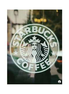 Buy Starbucks Metal Plate Poster Multicolour 15 x 20cm in UAE