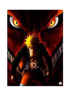 Buy Anime Naruto Metal Plate Poster Multicolour 15 x 20cm in UAE