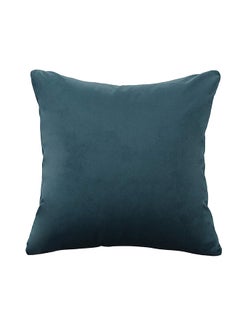 Buy 2-Piece Decorative Solid Filled Cushion Bondi Blue 25x25cm in Saudi Arabia