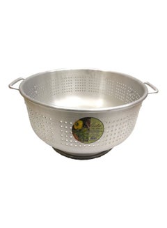 Buy Aluminium Colander Silver 43cm in UAE