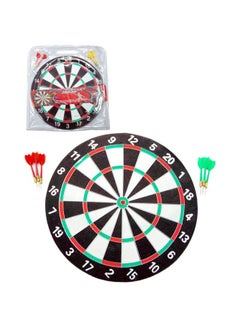 Buy 7-Piece Dartboard Game Set 17inch in Saudi Arabia