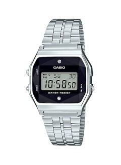 Buy Water Resistant Digital Watch A159WAD-1DF - 37 mm - Silver in Egypt