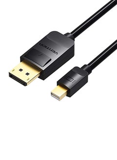 Buy Vention HAABI Mini DP To DP Display Port Cable Black/Gold in Saudi Arabia