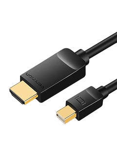 Buy Thunderbolt Mini DP To HDMI Cable Black/Gold in UAE