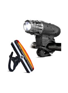 Buy Rechargeable USB Waterproof Mountain Bicycle Headlight And Taillight Sets in Saudi Arabia