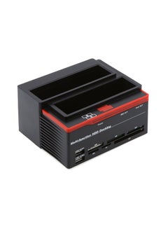 Buy Docking Station Clone Usb Hub Card Reader Black in UAE