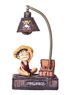 Buy Anime Luffy Led Night Light Table Lamp Brown 16x7x9centimeter in Saudi Arabia