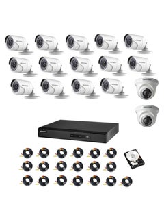 Buy 37-Piece 16 Channel DVR K1 Surveillance Camera Kit in Saudi Arabia