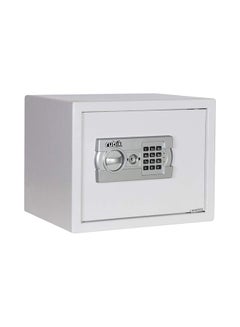 Buy Electronic Digital Double Security Key Lock And Password, Special Self Inner Locating Box Safe For Home Office White 30x38x30centimeter in UAE