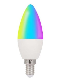 اشتري مصباح LED ذكي بخاصية الواي فاي ضوء قابل للتعتيم ومزود بجهاز تحكم عن بعد أبيض في السعودية
