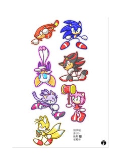Buy The Video Game Sonic Printed Mouse Pad Multicolour in Saudi Arabia