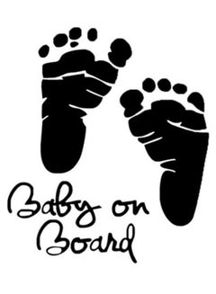 اشتري Baby On Board Feet Car Sticker في الامارات