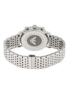 stainless steel back water resistant emporio armani