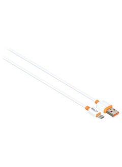 Buy Micro USB Data Sync And Charging Cable 2meter White in UAE