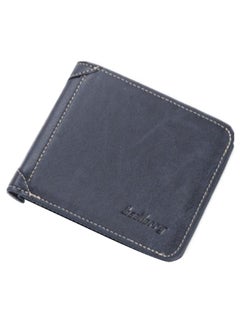 Buy Leather Bifold Pocket Wallet Black in Saudi Arabia