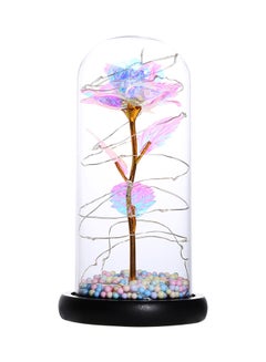 Buy Rose Flower LED String Light With Glass Cover Multicolour 26.50x13.50x13.50centimeter in Saudi Arabia