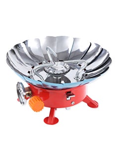 Buy Windproof 1-Burner Camping Stove - Red/Blue in Saudi Arabia