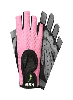 Buy Fitness Half Finger Gloves - L in UAE