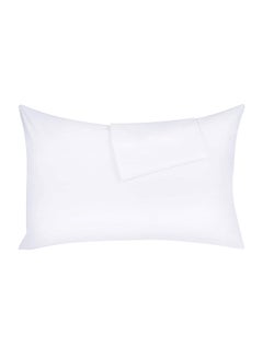 اشتري Plain Bed Pillow Protector Polyester White في الامارات