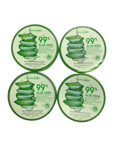 Buy 4-Piece 99% Aloe Vera Gel Set 1200ml in Saudi Arabia
