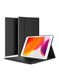 Buy Smart  Wireless Keyboard Case For iPad Pro 10.2 7th Generation [QWERTY] Black in UAE