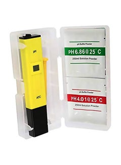 Buy PH Meter Digital Tester Hydro Pen Yellow/Black in Saudi Arabia