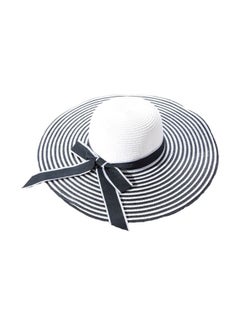 اشتري قبعة واقية من الشمس أسود/ أبيض في الامارات