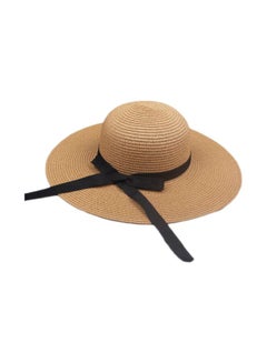 Buy Solid Sun Hat Khaki in Saudi Arabia